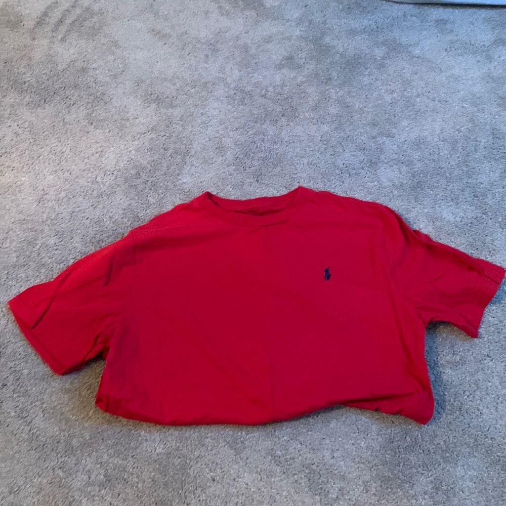 Red Polo Ralph Lauren T Shirt Youth Xtra Large